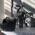 Chase and Chloe Snakeskin Heels Photo 2