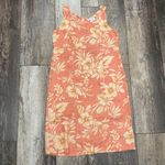 Jessica Howard Linen Pink and Cream Tropical Floral Dress Size Small Photo 6