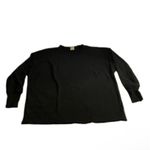 secret treasures Minimalist Cozy Black Long Sleeve Lounge Sweatshirt XS Photo 1