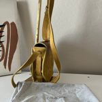 Cala Jade Leather Snakeskin Flap Hexagon Small Crossbody Bag‎ Purse Yellow Photo 9