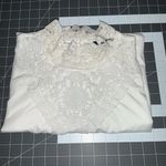 SheIn  White Long Sleeve Lace Top Photo 6