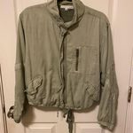 Military Green Bomber Jacket Photo 0