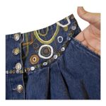 Longhorn by Niver Western Wear Womens Skirt Maxi Bemberg Purple Size Medium Blue Photo 2