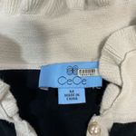 CeCe Ruffle Collar Polo Size Medium Photo 4