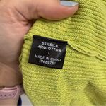 Natori JOSIE  Melange Knit Silk & Cotton Pullover in Key Lime Size L BNWT Photo 3