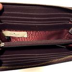 Kate Spade  Burgundy Zipper Wallet Photo 3