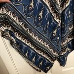 Anthropologie Bishop & Young Blue Paisley Hanker Chief Sleeveless Dress Photo 6