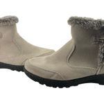 Khombu  Women's Iris Plush Faux-fur "Cream" Suede Water Repellent Boots Size 9 Photo 0