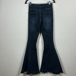 Altar'd State Altar’d State Button Front High Rise Flare Bell Bottom Raw Hem Women Jeans Small Photo 1
