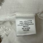 Candie's Y2k Victorian White Cotton Full Petticoat Slip Skirt Crochet Lace Trim M Photo 6