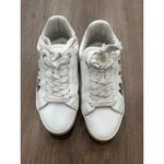 Zadig & Voltaire  Lightning Bolt‎ Leather Athletic Shoes Sneakers White Women 38 Photo 1