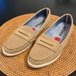 Tommy Hilfiger  Tan Perforated Loafers size 10 Photo 0