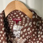 STAUD  Graphic Print Semi Sheer Shirt S Photo 6