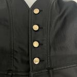 Retrofête Cynthia Jumpsuit Black Coated Flared Leg Retro Revolve Women’s Size S Photo 11