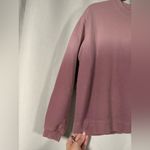 Madewell Dip Dye Resourced Cotton Swing Crewneck Sweatshirt in Purple Mauve XXS Photo 6