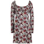 Topshop Milkmaid Babydoll Floral Mini Dress Size 6 70s Inspired Feminine Photo 2