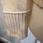Club Monaco 100% Merino Wool Cream Knit Mock Neck Sweater Minimalist Luxury XS Photo 3