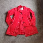 Eddie Bauer  Red Belted Coat SIZE XSP Women’s Jacket Photo 0