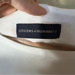 Citizens of Humanity Flutter Shirt in White Size Large Photo 6