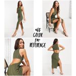 ASOS Cable Knit Midi Dress with Open Back Detail Photo 12