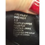 Madden Girl Prevale Black Suede Hidden Wedge Fur Boot Zippers Size 8.5 Photo 6