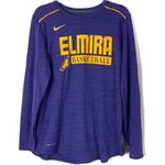 Nike 3/$30 Dri-Fit Elmira College Basketball Purple/Gold Long Sleeve Athletic Photo 0