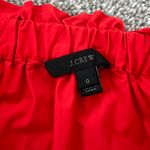 J.Crew  Red Off The Shoulder Blouse Size 0  Photo 4