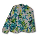 Tahari  by ASL Women's Floral Blazer – Bold Blue & Green Floral Print Photo 3