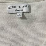 Madewell  Ivory Textured Long Sleeve Tie-Front Top Photo 2