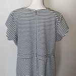 Downeast  XXL striped pleated office work maxi dress Photo 4