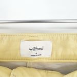 Aritzia  Wilfred Melina‎ Faux Leather Straight Leg Pants 4 Yellow Photo 3