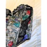 Dior Vintage Christian  Bustier Floral Print Strapless Balconette Bra Size 34B Photo 2