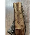 Vintage Baby Phat Snake Skin Shoulder Hand Bag Gold Black White Stones NWT RARE Photo 11