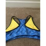 Champion Women's Blue Plaid Sports Bra Activewear Size Large Photo 3