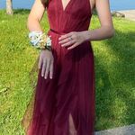 David's Bridal Elegant Bridesmaid Prom Sleeveless Dress Photo 0