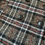 Boutique Blue B collection plaid tweed blazer brown size M Size M Photo 8