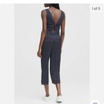 Banana Republic  polka dot open back crop jumpsuit Photo 1