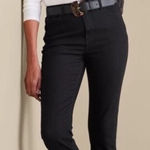 Soft Surroundings New Black Fly Front Skinny Ankle Mid Rise Denim Jeans. Sz 12 # Photo 0