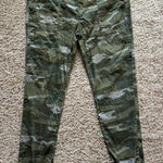 Rewind  Women’s Pants Juniors Size 17 Green Camouflage Print Pockets Photo 0