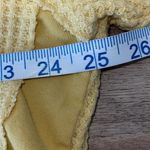 Urban Daizy  Womens Dolman Long Sleeve‎ Waffle Knit Top Yellow Size Medium Photo 5