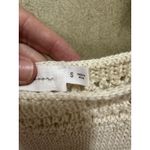 All in Favor NEW Nordstrom Crochet Minidress Bow Ties Beige Size Small Photo 4