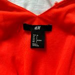 H&M Bright Red Orange Dress Photo 6