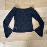 Blackbough  Swim - Diana Long Sleeve Sheer Lace Top in Black Photo 2