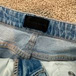 Buckle Black Jean Shorts Photo 6