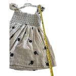 Free People Tory Embroidered Mini Dress Smock Bodice Medium Photo 4