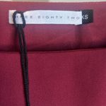 Revolve  Three Eighty Two burgundy Melania butterfly 🦋 shoulder mini dress Photo 5