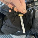 Free People Jumpsuit Womens XS New Years Black Tie Shiny Sequined Pantsuit Photo 8