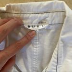 Buru White Denim Jumpsuit Sz Small With Belt and Pockets Photo 2