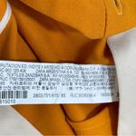 ZARA NWT  Pants Women's Size XS Mid Rise Flared Flat Front Orange Yellow Trousers Photo 7