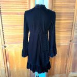 KILLSTAR  Gothic Victorian Vampire Vkei Black Velvet & Lace Bell Sleeve Dress XL Photo 4